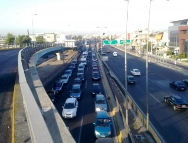 Δύο σοβαρά τροχαία ατυχήματα στον Κηφισό ανήμερα Πρωτοχρονιάς (φωτο)